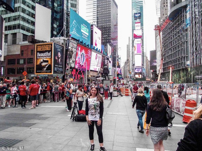 Francesca e Times Square